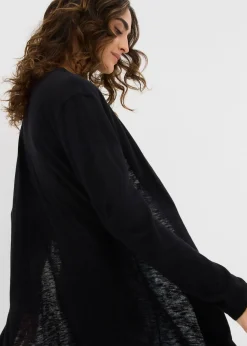 bonprix Gilet long en maille, ouvert|Femme Maille|Basiques