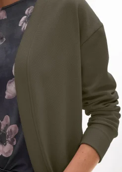 bonprix Gilet long en sweat doux|Femme Sweats