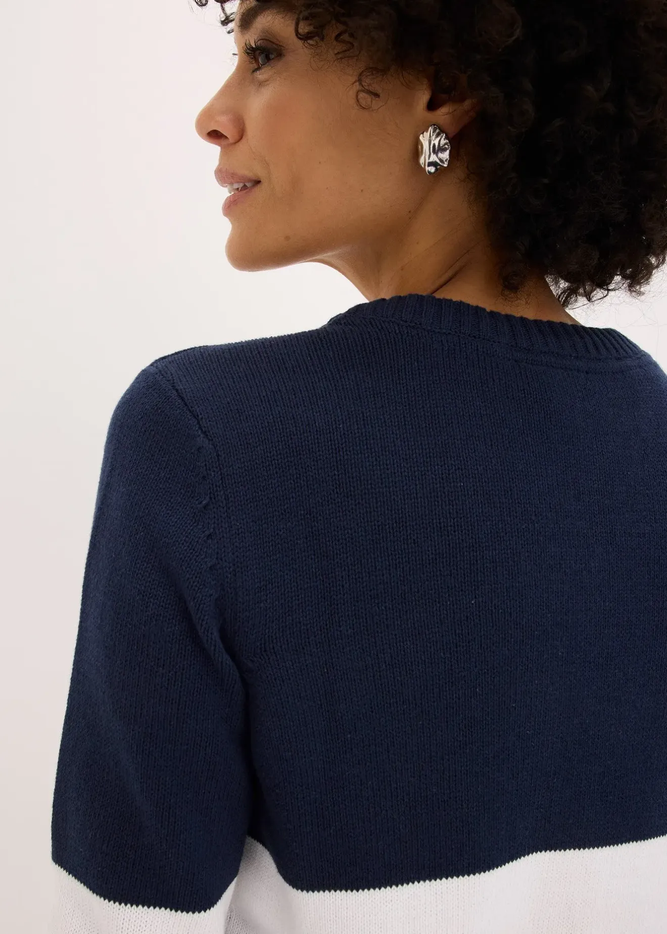 bonprix Gilet rayé en maille de coton|Femme Maille|Pulls & Gilets