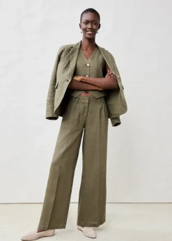 Femme bonprix Premium|Vestes & Manteaux|Gilet sans manches 100 % lin