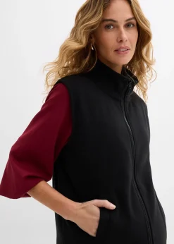 bonprix Gilet sans manches de grossesse et portage en polaire|Femme Femme Enceinte