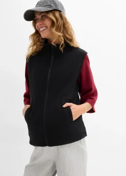 bonprix Gilet sans manches de grossesse et portage en polaire|Femme Femme Enceinte