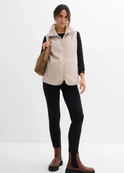 Femme bonprix Femme Enceinte|Gilet sans manches de grossesse et de portage en sherpa douillette