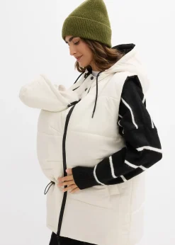 bonprix Gilet sans manches 4en1 doublé pour la grossesse, réversible, avec empiècement de portage|Femme Femme Enceinte