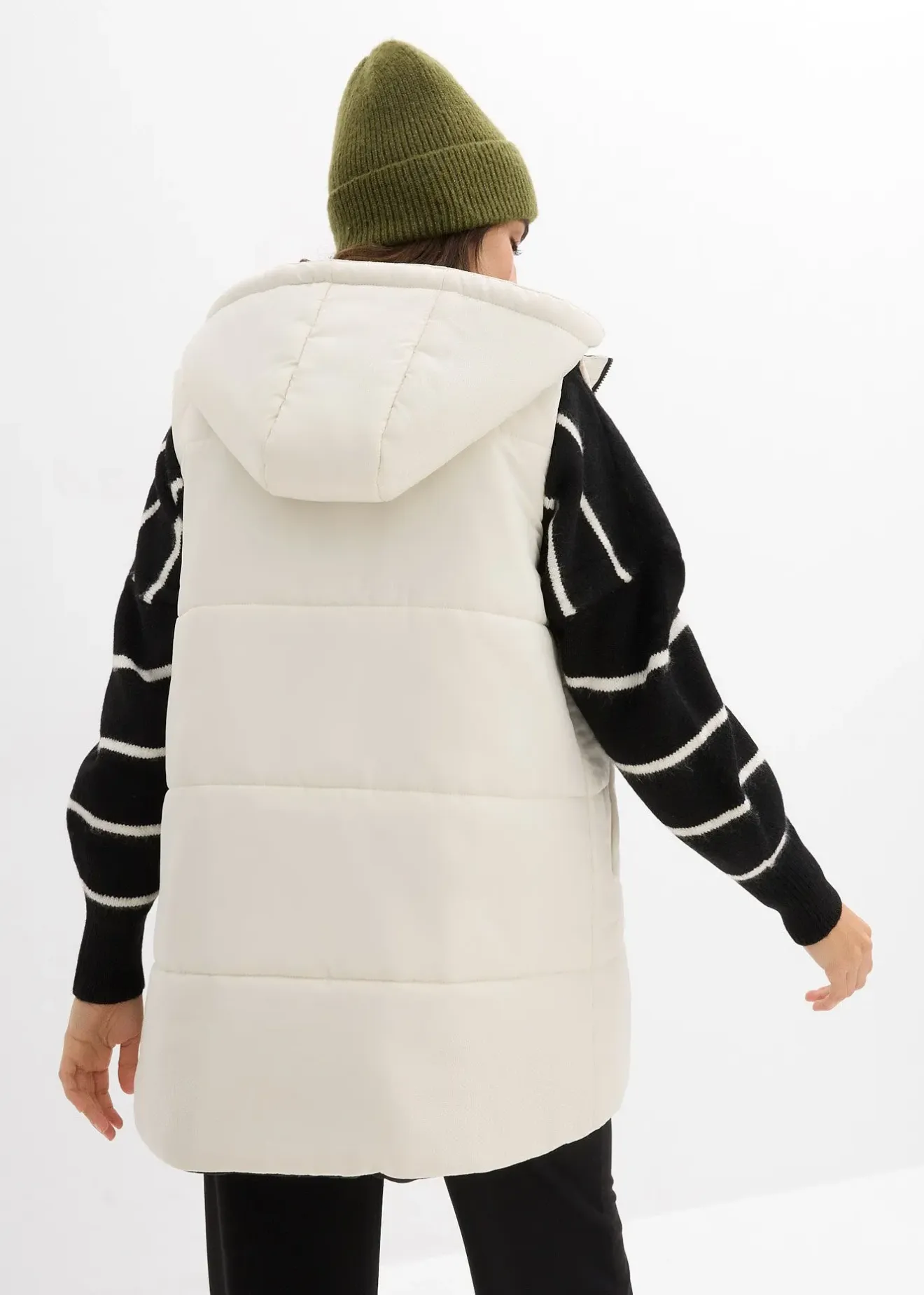 bonprix Gilet sans manches 4en1 doublé pour la grossesse, réversible, avec empiècement de portage|Femme Femme Enceinte