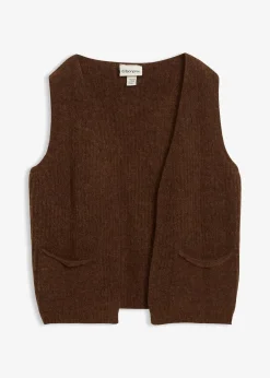 Femme bonprix Maille|Premium|Gilet sans manches en grosse maille