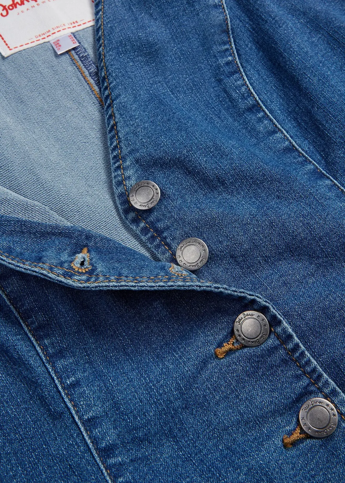 bonprix Gilet sans manches en jean extensible|Femme Vestes & Manteaux