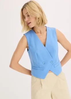 bonprix Gilet sans manches en jersey|Femme Vestes & Manteaux