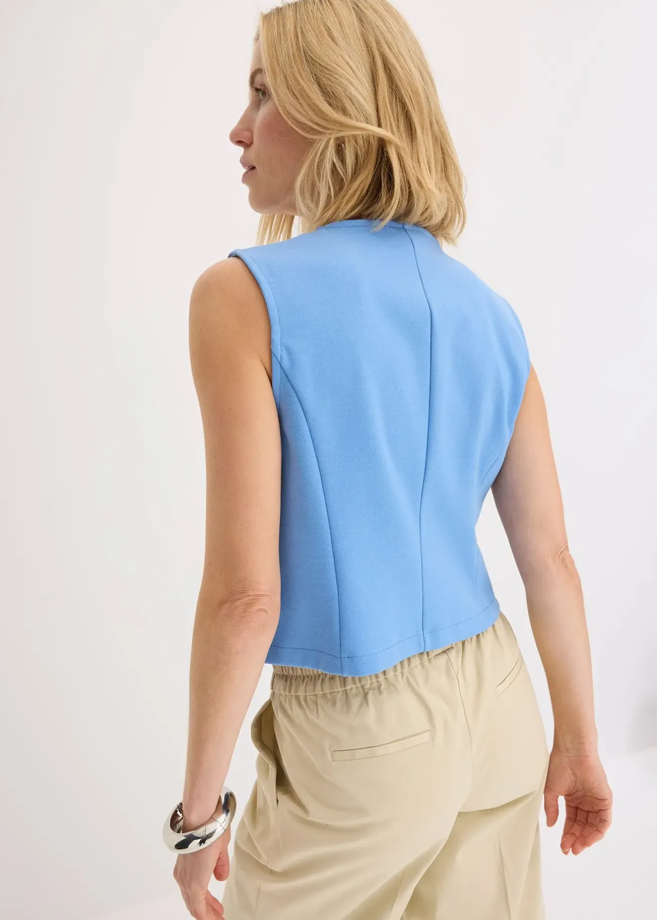 bonprix Gilet sans manches en jersey|Femme Vestes & Manteaux