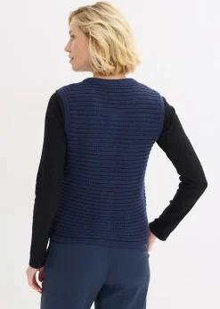 bonprix Gilet sans manches en maille|Femme Maille|Vestes & Manteaux