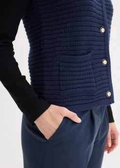 bonprix Gilet sans manches en maille|Femme Maille|Vestes & Manteaux