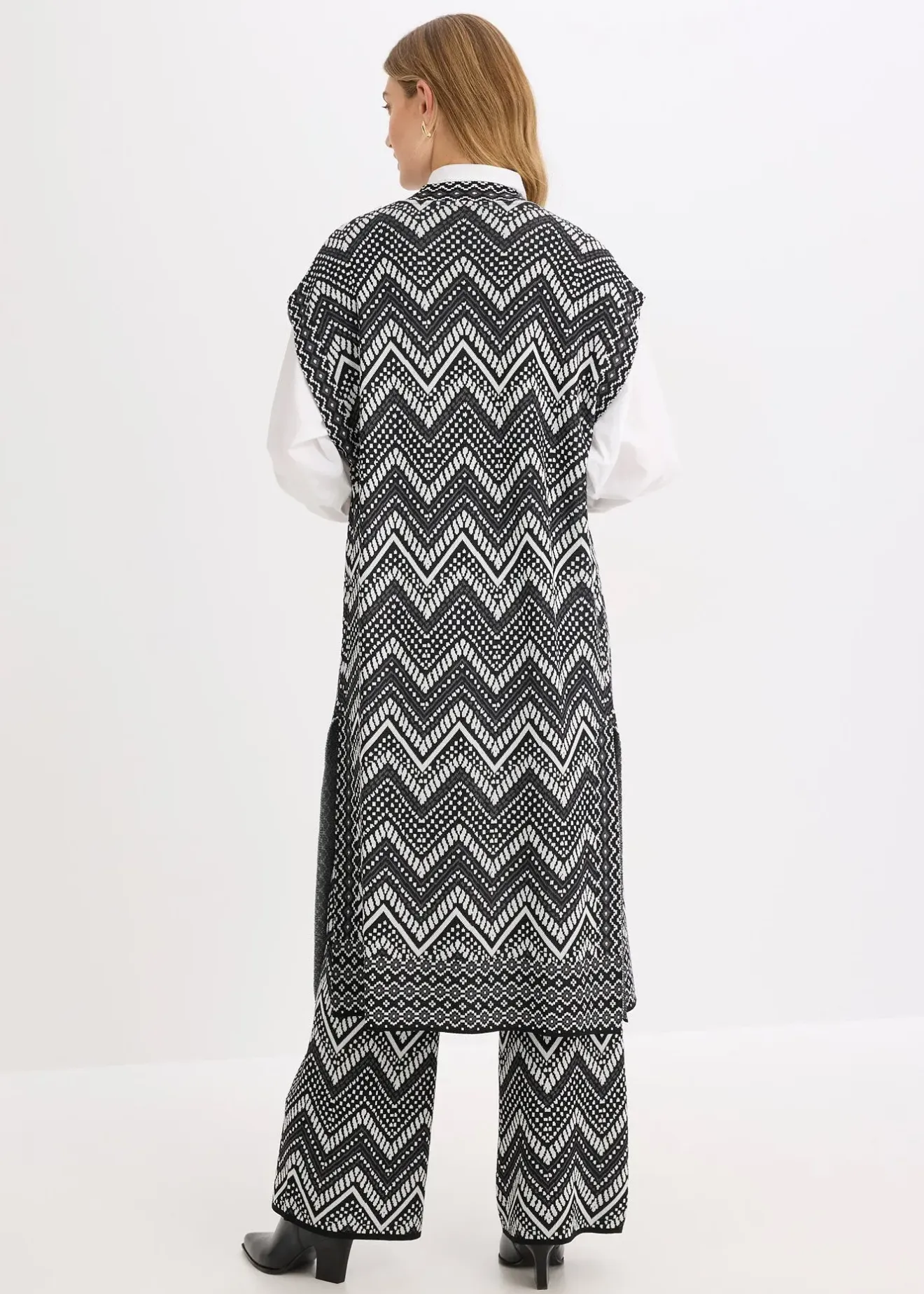 Femme bonprix Maille|Vestes & Manteaux|Gilet sans manches en maille