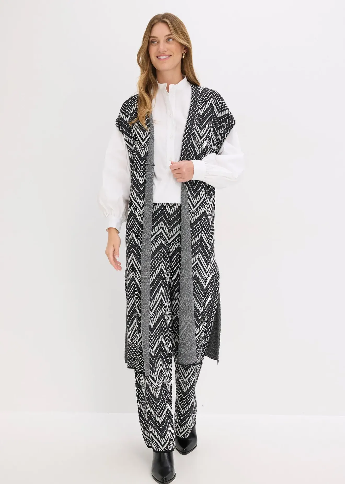 Femme bonprix Maille|Vestes & Manteaux|Gilet sans manches en maille