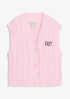 bonprix Gilet sans manches en maille|Femme Maille|Vestes & Manteaux
