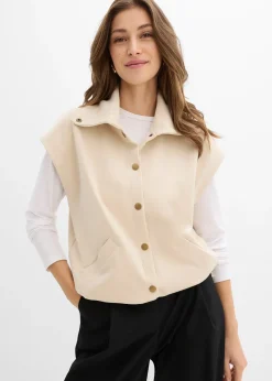 Femme bonprix Vestes & Manteaux|Gilet sans manches en matière néoprène confortable