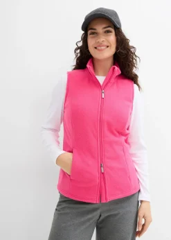 Femme bonprix Sweats|Vestes & Manteaux|Gilet sans manches en polaire avec poches