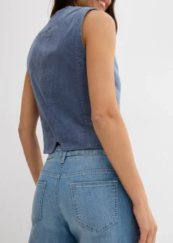 Femme bonprix Vestes & Manteaux|Gilet sans manches en velours côtelé