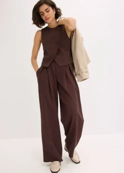 bonprix Gilet sans manches en viscose mélangée|Femme Vestes & Manteaux