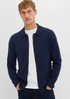 Homme bonprix Pulls & Gilets|Gilet slim en fine maille avec laine mérinos