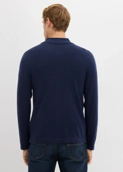 Homme bonprix Pulls & Gilets|Gilet slim en fine maille avec laine mérinos