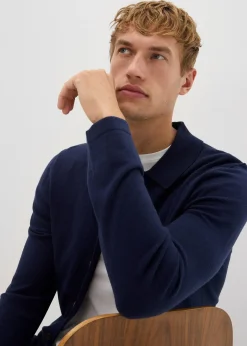 Homme bonprix Pulls & Gilets|Gilet slim en fine maille avec laine mérinos