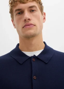 Homme bonprix Pulls & Gilets|Gilet slim en fine maille avec laine mérinos