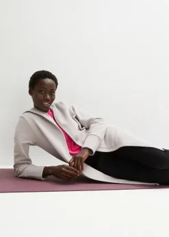 bonprix Gilet sweat long|Femme Sweats