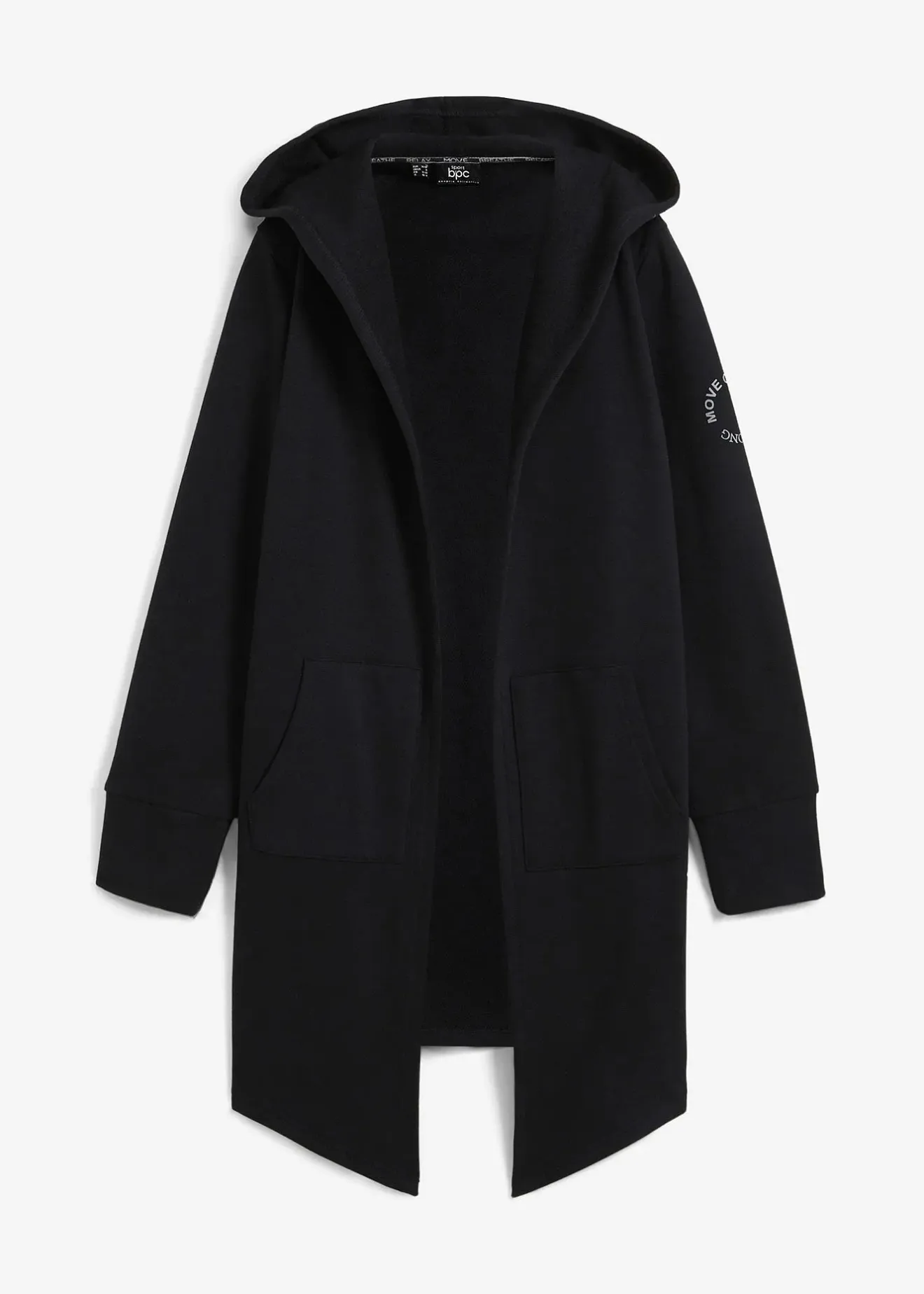 Femme bonprix Sweats|Gilet sweat long