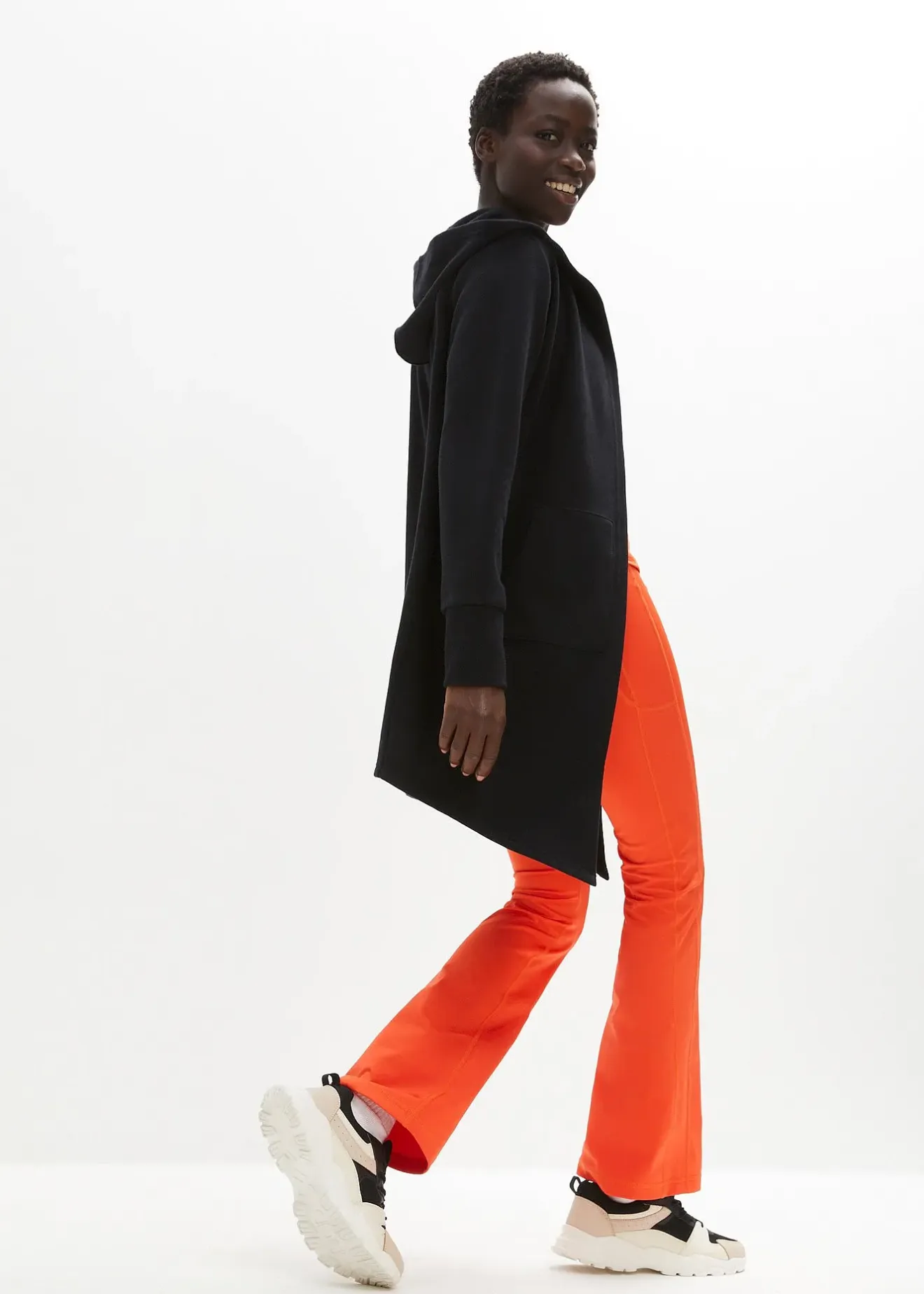 Femme bonprix Sweats|Gilet sweat long