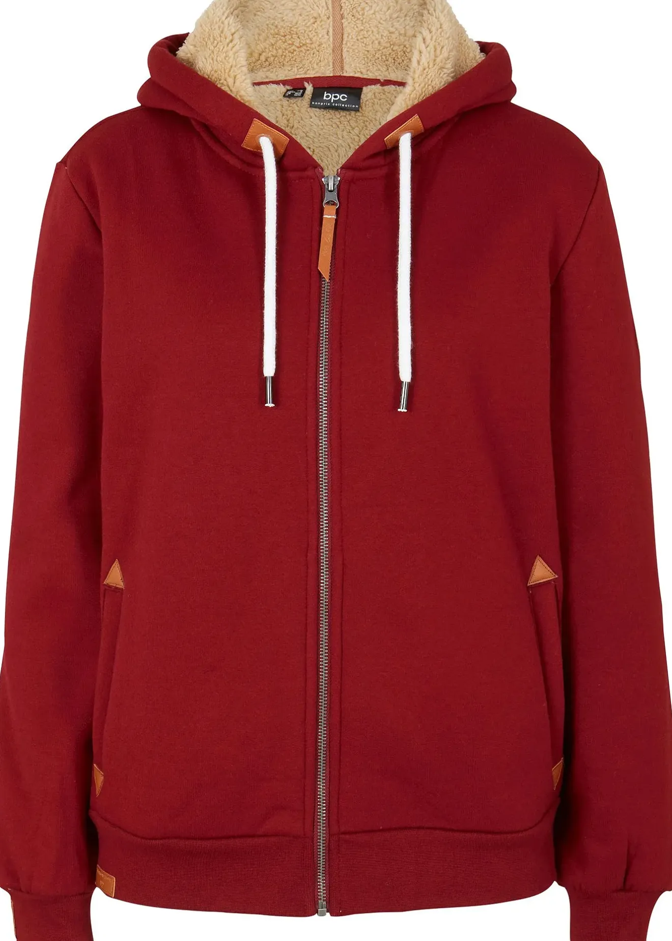 bonprix Gilet zippé à capuche avec doublure peluche|Femme Sweats