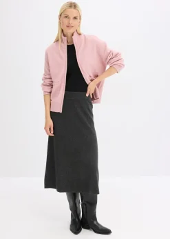 bonprix Gilet zippé en maille|Femme Maille|Pulls & Gilets