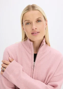 bonprix Gilet zippé en maille|Femme Maille|Pulls & Gilets