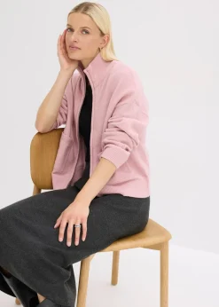 bonprix Gilet zippé en maille|Femme Maille|Pulls & Gilets