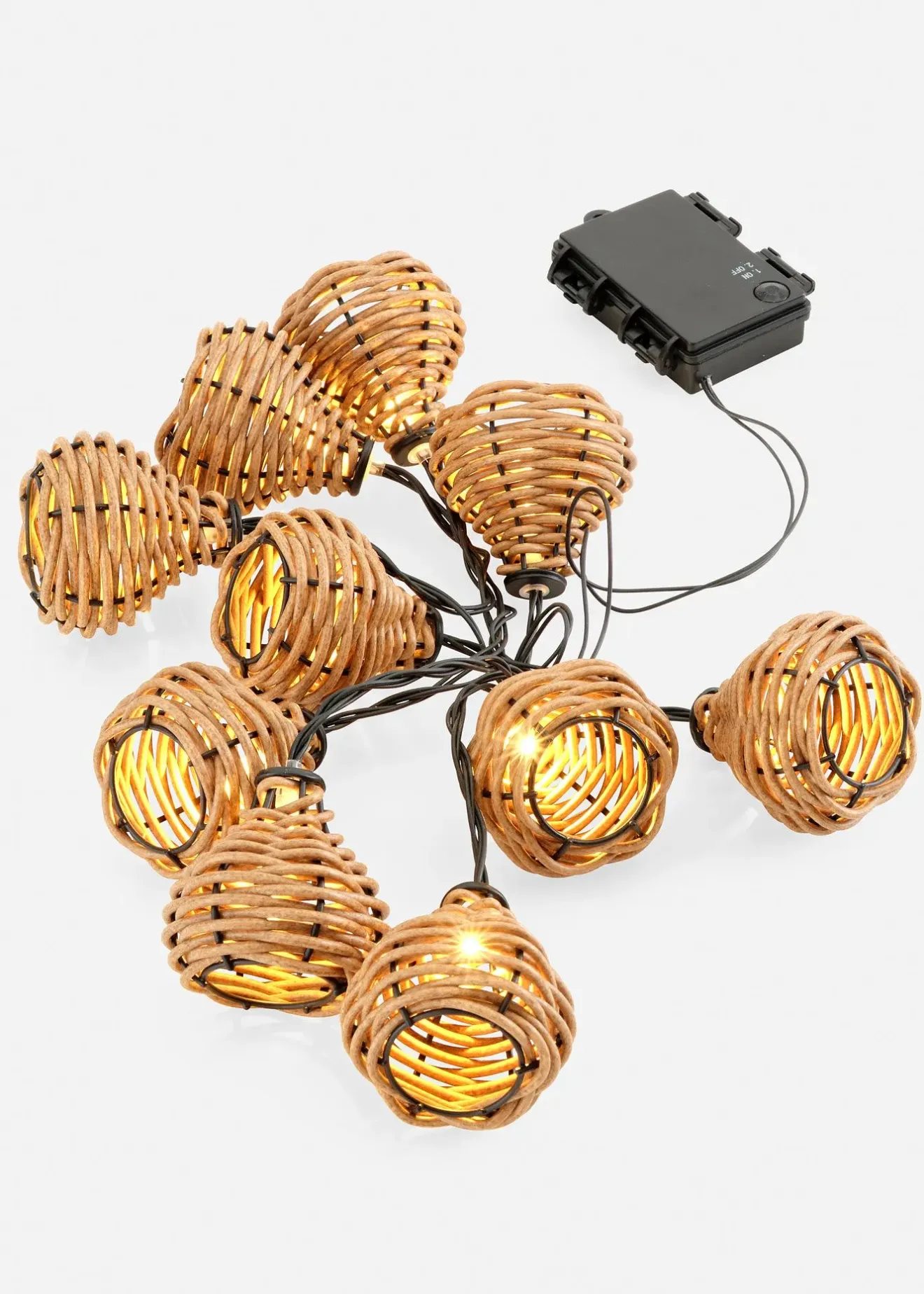 bonprix Guirlande lumineuse avec structure en rotin| Jardin & Balcon·Déco De Jardin & Éclairage|Accessoires Déco