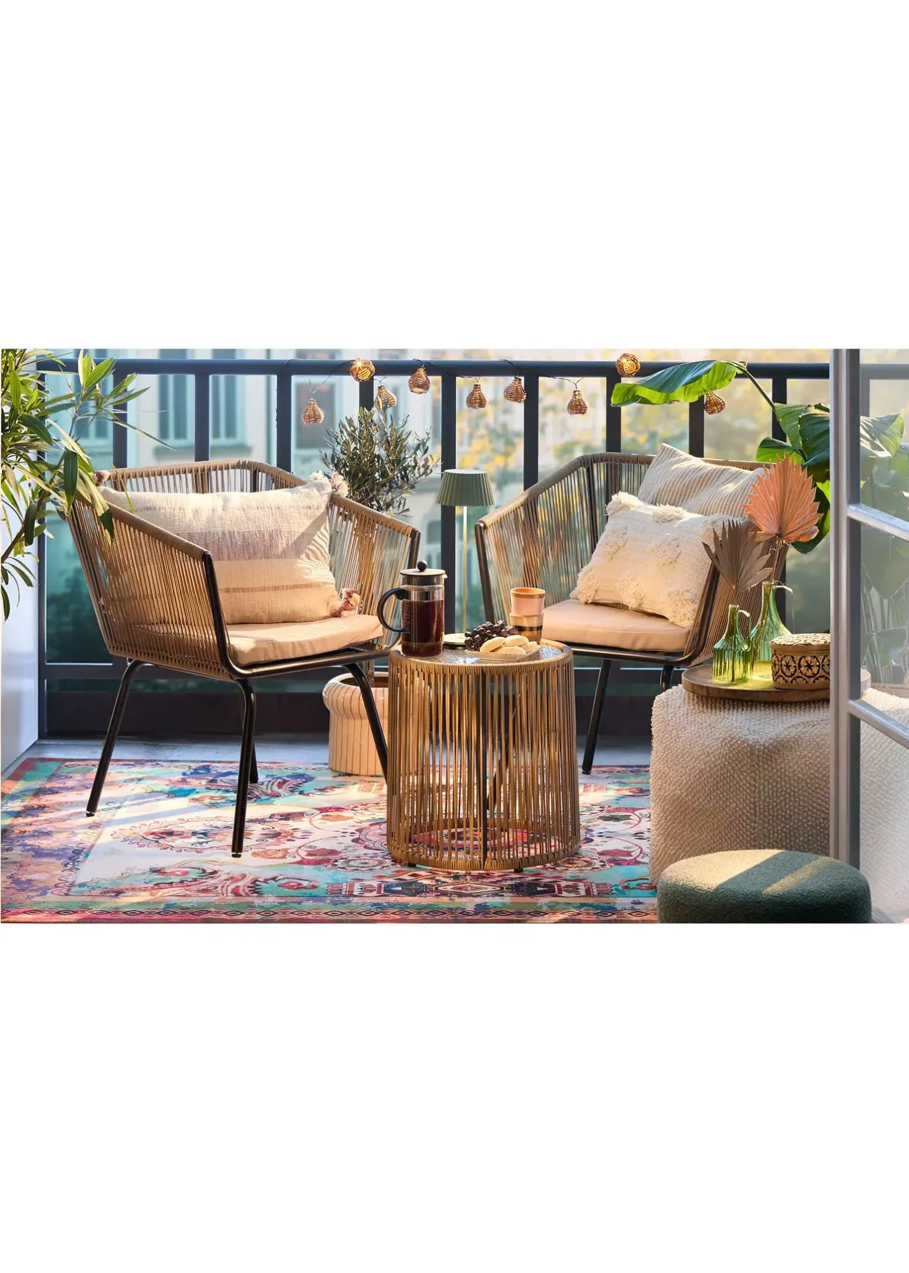 bonprix Guirlande lumineuse avec structure en rotin| Jardin & Balcon·Déco De Jardin & Éclairage|Accessoires Déco