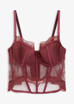 Femme bonprix Guêpières & Déshabillés|Dessous|Guêpière avec dentelle