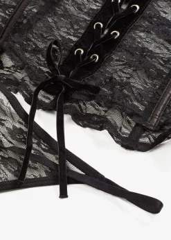 bonprix Guêpière et string en dentelle (ens. 2 pces)|Femme Lingerie Érotique
