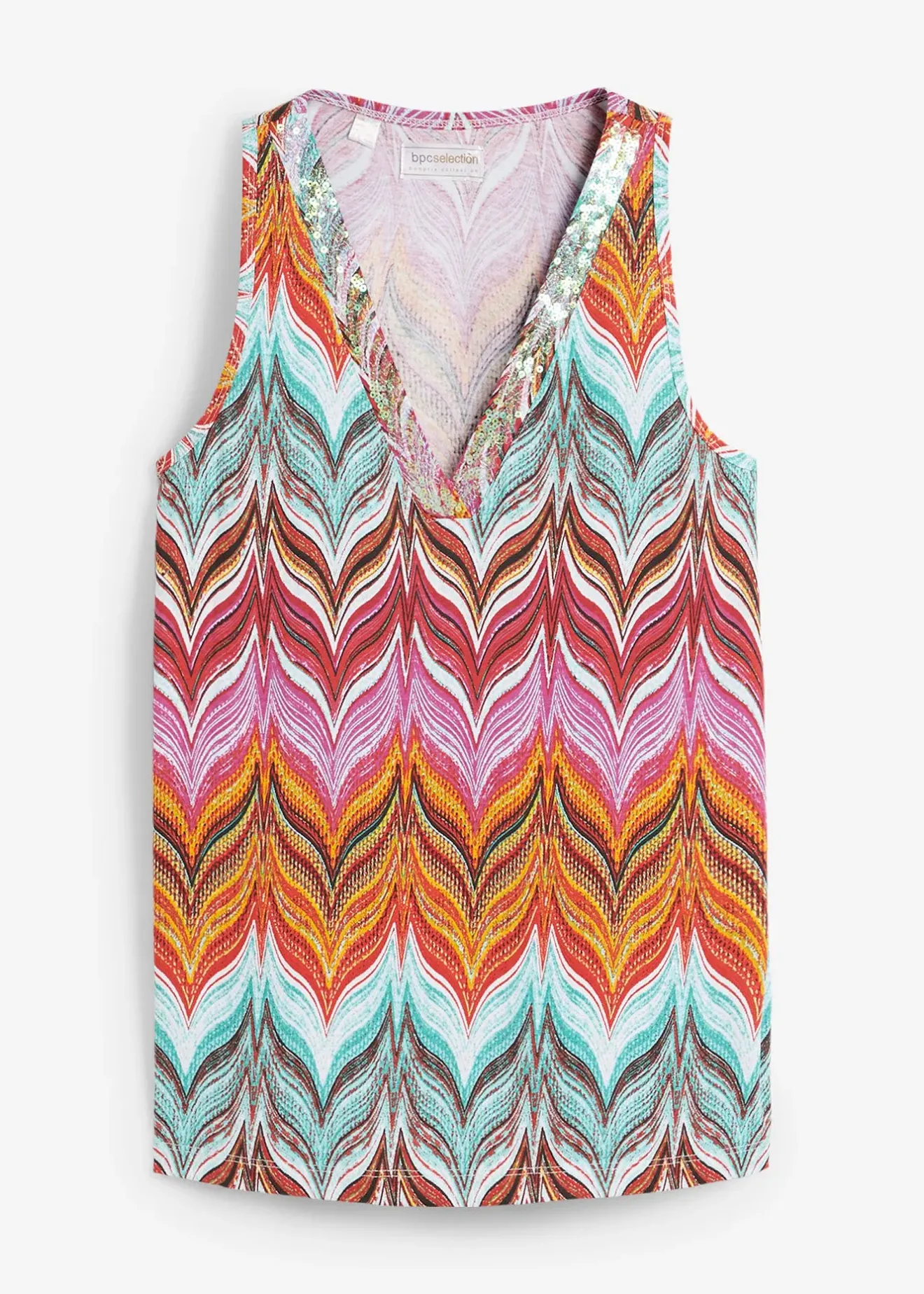 bonprix Haut à sequins|Femme T-Shirts & Tops