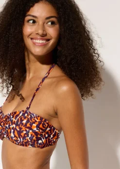 bonprix Haut de bikini bandeau à bretelles amovibles|Femme Bikinis|Maillots Séparables