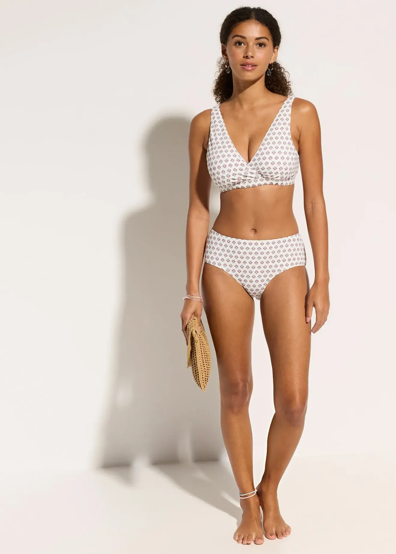 Femme bonprix Bikinis|Maillots Séparables|Haut de bikini brassière avec col en V