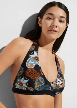 bonprix Haut de bikini dos nu avec polyamide recyclé|Femme Maillots Séparables|Bikinis