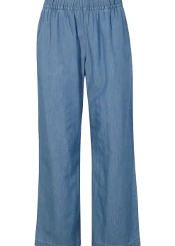 bonprix Jean à enfiler léger avec taille confortable, coupe large|Femme Jeans