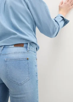 bonprix Jean 7/8 extensible, bas fendu|Femme Jeans