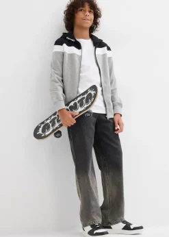 Enfant bonprix Garçons 9-16 Ans·Jeans|Jean ample et droit à dégradé