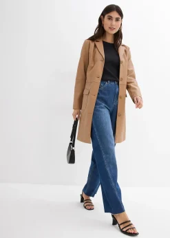 Femme bonprix Jeans|Jean balloon, taille haute, ultra-doux