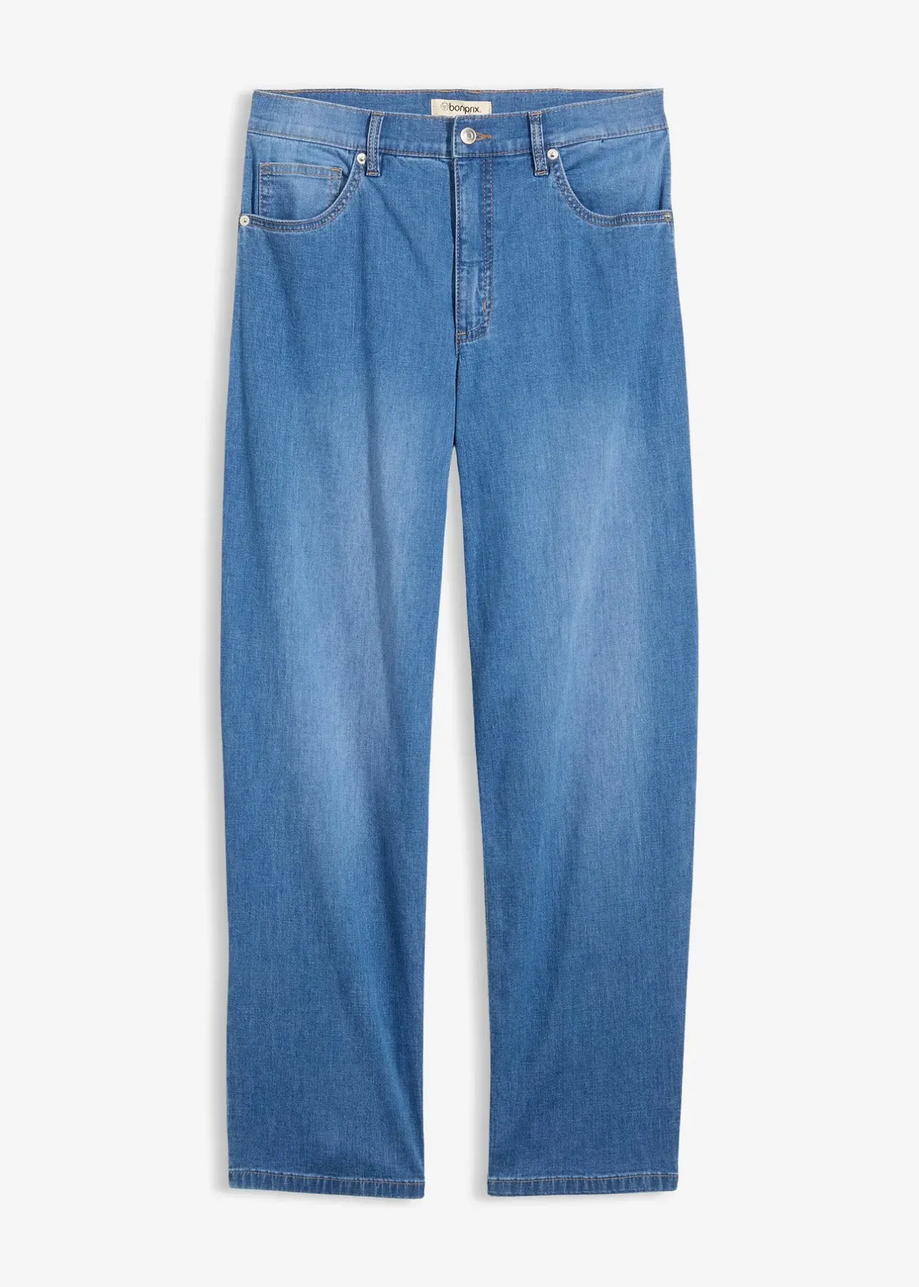 Femme bonprix Jeans|Jean barrel taille haute