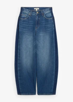 bonprix Jean barrel taille haute, cropped|Femme Jeans