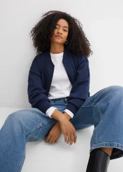 Femme bonprix Jeans|Jean barrel, taille mi-haute