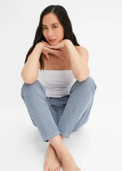 bonprix Jean barrel, taille mi-haute, rayé|Femme Jeans