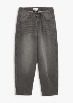 Femme bonprix Jeans|Jean barrel taille mi-haute